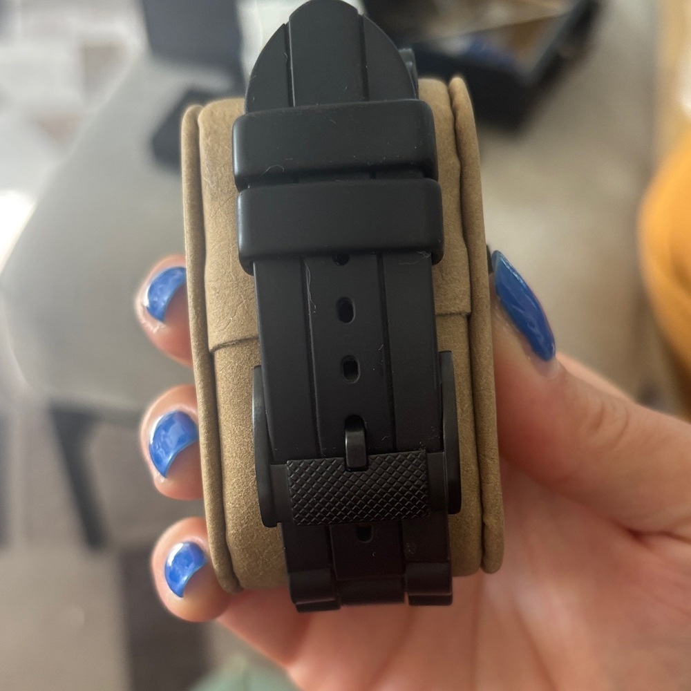 Fossil Matte Black Analog Digital Watch - Picture 2 of 2